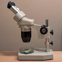 Foto eines Binokulars von der Seite